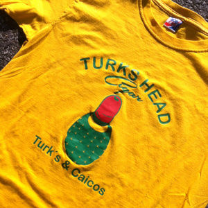 TURKS HEAD PROMO CIGAR TEE WINE TOBACCO PUNK 90s